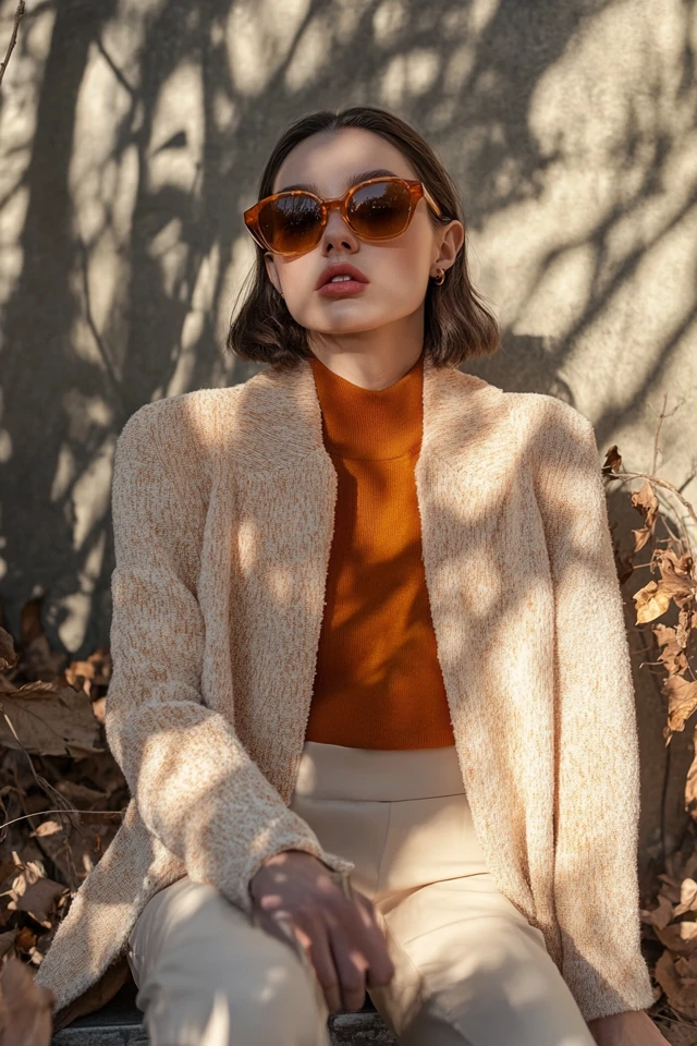 Warm Sand and Burnt Orange in Transitional Jackets - photo 3