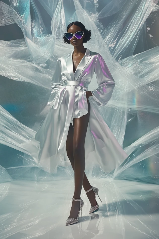 Satin and Sheer Panel Combinations for Unique Dresses - photo 3