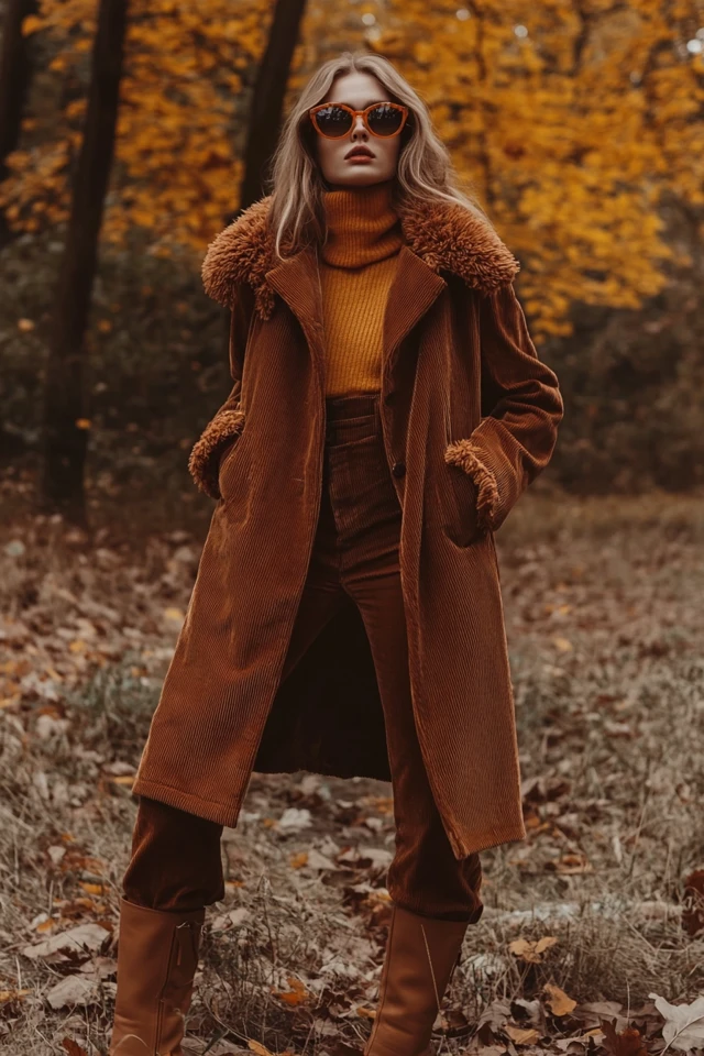 Mixing Corduroy and Wool for Warm Autumn Coats - photo 3