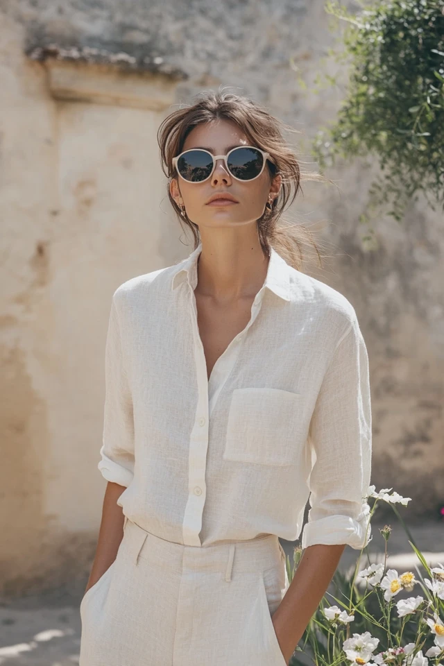 Linen Shirts in Neutral Shades for Spring Versatility - photo 3