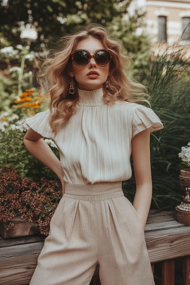 Wide-Leg Culottes for Vintage-Inspired Outfits - photo 3