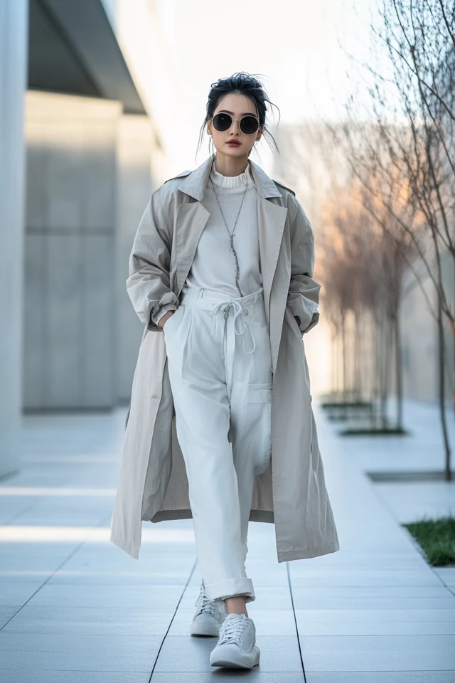 Minimalist Evening Walk Outfits with Simple Layers - photo 3