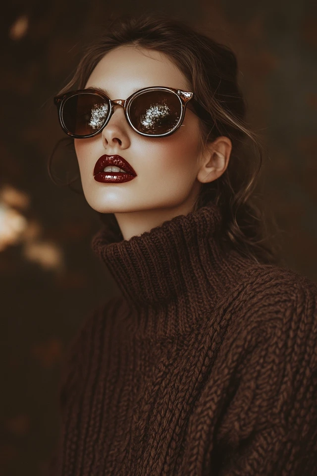 Chocolate and Burgundy Pairings for Cozy Knitwear: A Warm and Elegant Duo - photo 3