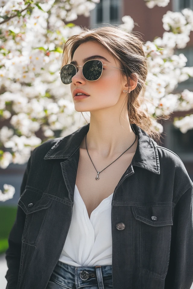 Cropped Jackets for Mild Early Spring Temperatures - photo 3