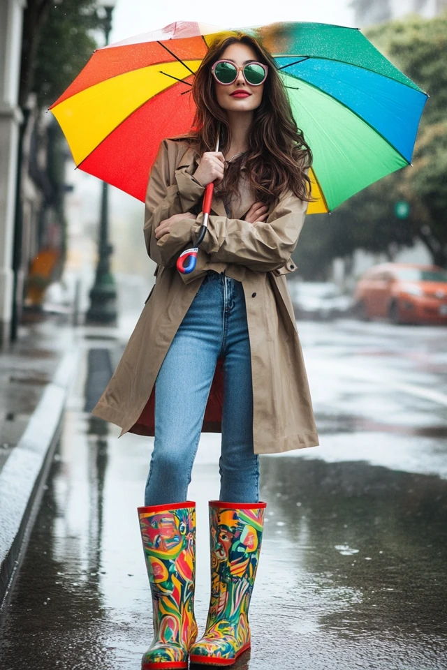Rain Boots with Fun Prints for Puddle-Jumping Weather - photo 3