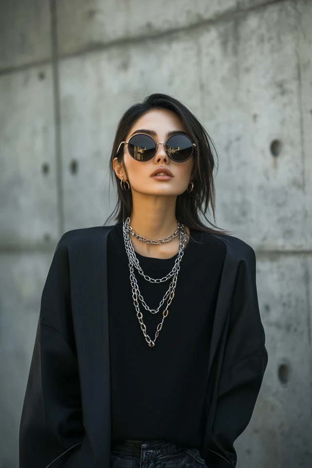 Styling Layered Chains for an Effortlessly Cool Look - photo 3