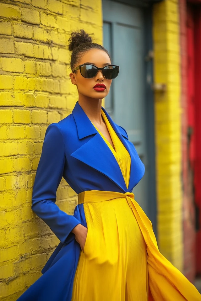 Mixing Cobalt Blue and Lemon Yellow for Bold Dresses: A Vibrant Guide to Standout Style - photo 4
