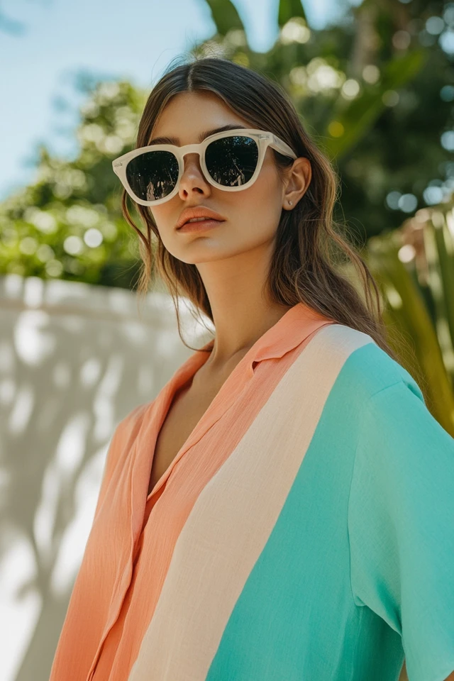 Aqua and Pale Coral Color Palettes for Breezy Tunics - photo 3