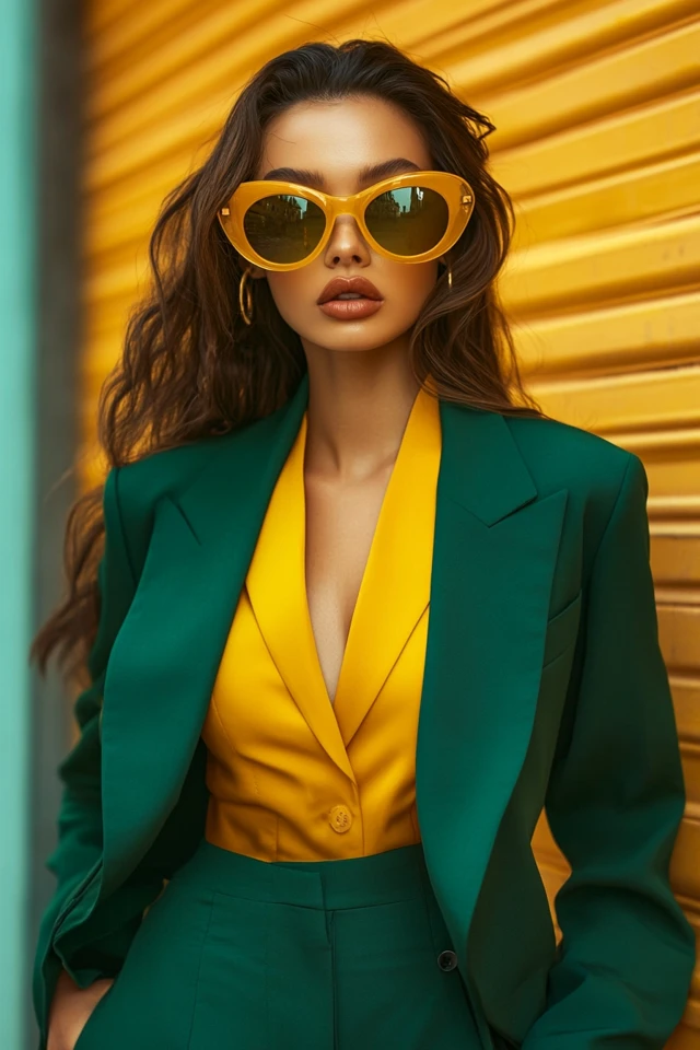 Pairing Lemon Yellow and Forest Green for Bold Outfits - photo 3