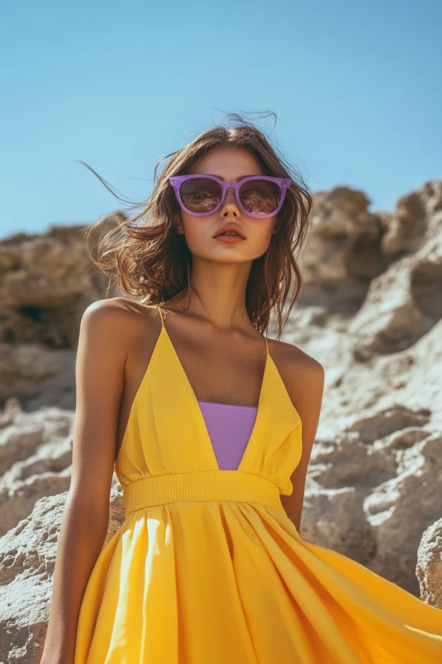 Bright Yellow and Soft Lavender Pairings for Sundresses - photo 3