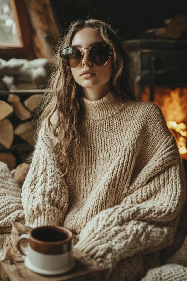 Warm Sweater Dresses for Winter Cabin Trips - photo 3