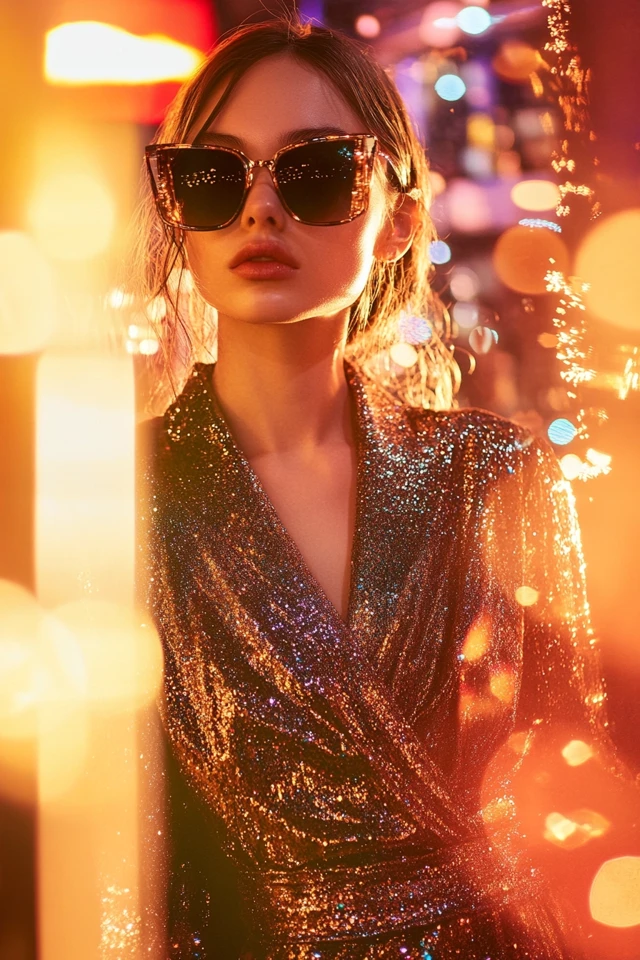 Metallic Wrap Dresses for New Year Countdown Parties - photo 3