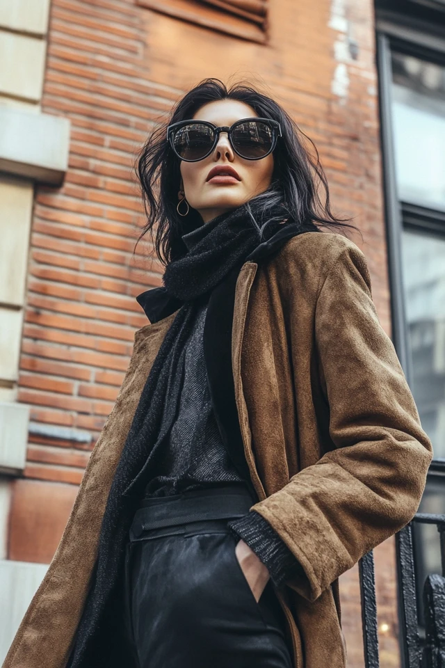Leather and Suede Blends for Sophisticated Outerwear - photo 3