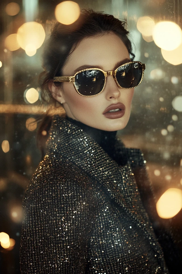 Tweed and Metallics Together for Festive Jackets - photo 3