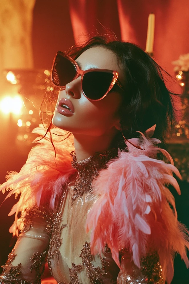Mixing Satin and Feathers for Luxe Statement Pieces - photo 3