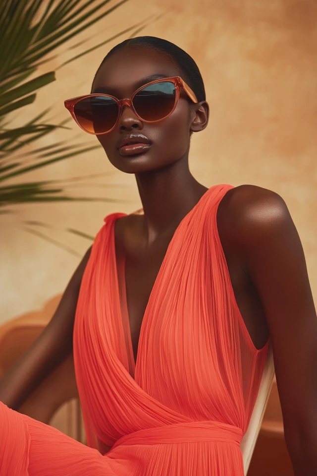 Bright Coral Dresses for Summer Evening Wear - photo 3