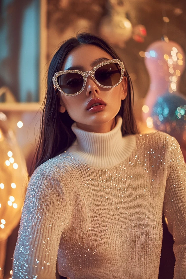 Sparkly Knitwear for Winter Festive Vibes - photo 3