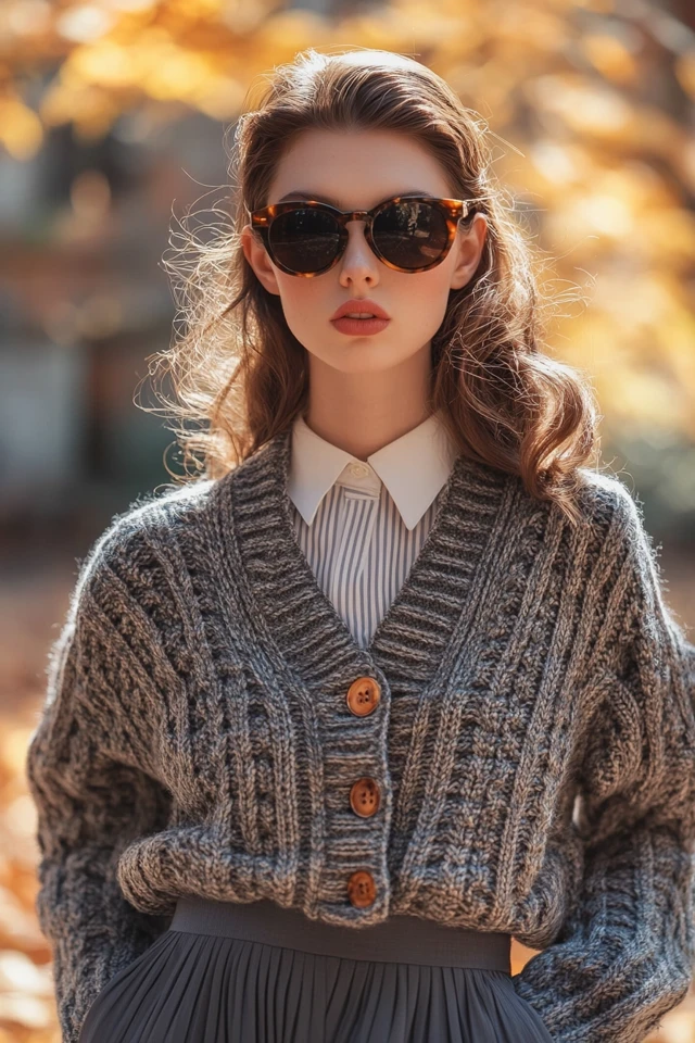 Preppy Cardigans for Back-to-School Fall Trends - photo 3