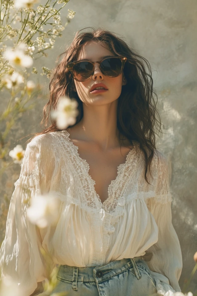 Breezy Peasant Tops for Spring Casual Wear - photo 3