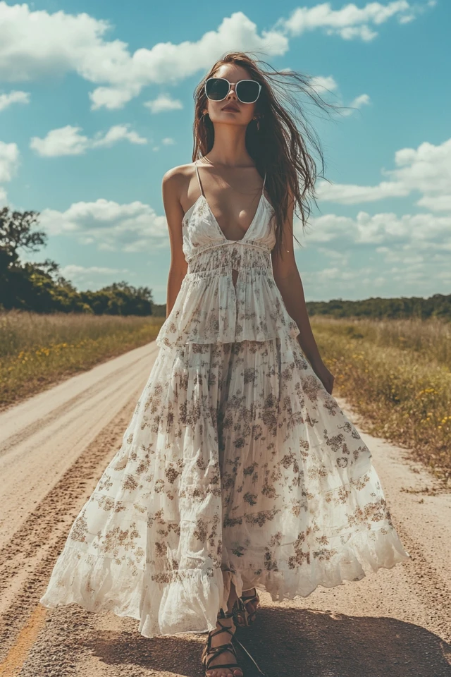 Bohemian Maxi Dresses for Spring Road Trips - photo 3
