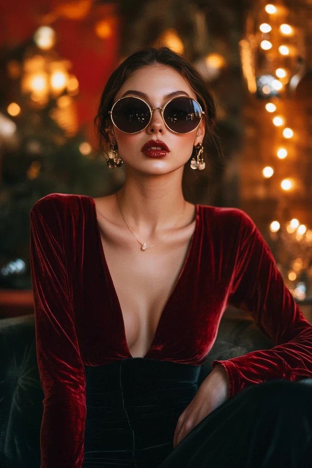 Luxe Velvet Tops for Winter Party Outfits - photo 3