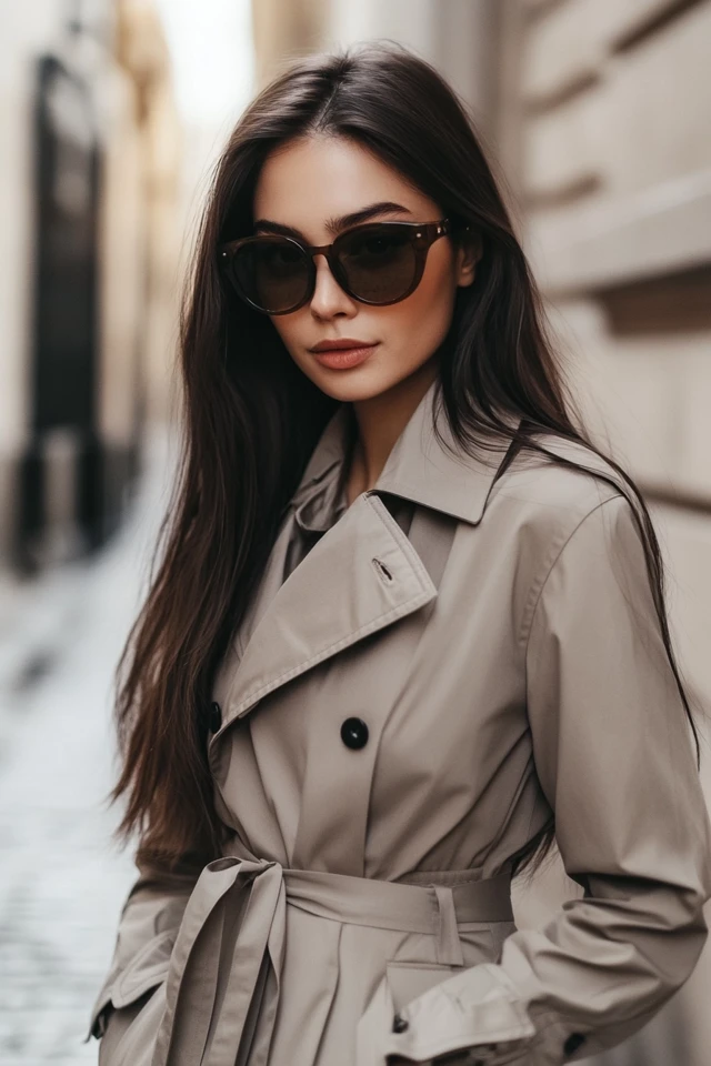 Neutral Trench Coats for Transitional Seasons - photo 3