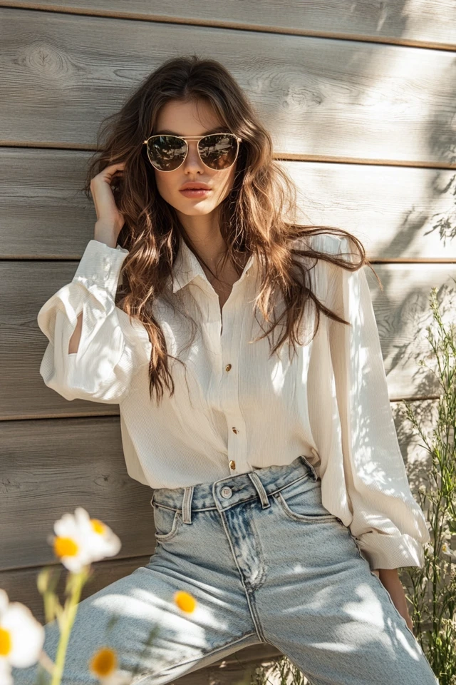 High-Waisted Straight-Leg Jeans for Timeless Style - photo 3