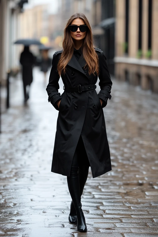 Water-Resistant Trench Coats for Drizzly Walks - photo 3