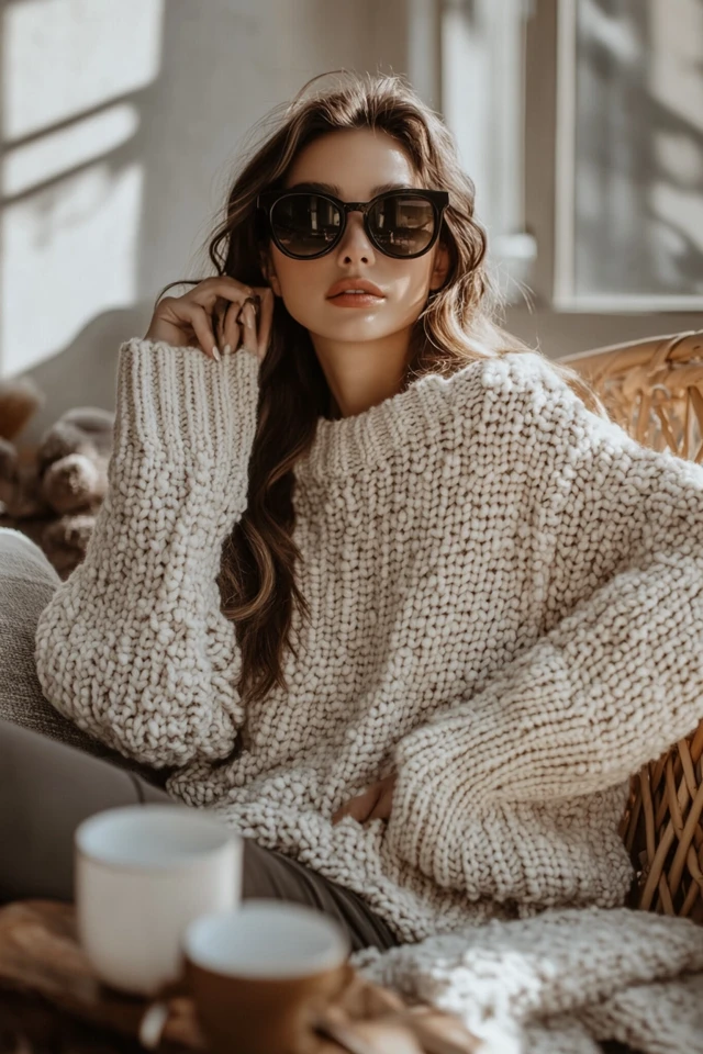 Oversized Sweaters for Frosty Morning Comfort - photo 3