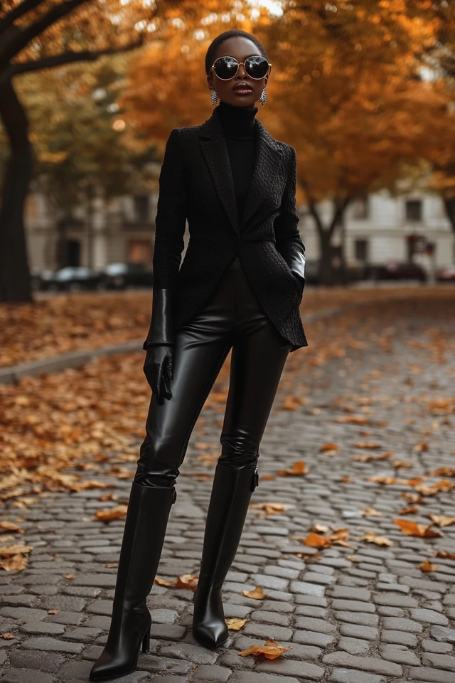 Sleek Leather Boots for Crisp Autumn Evenings - photo 3