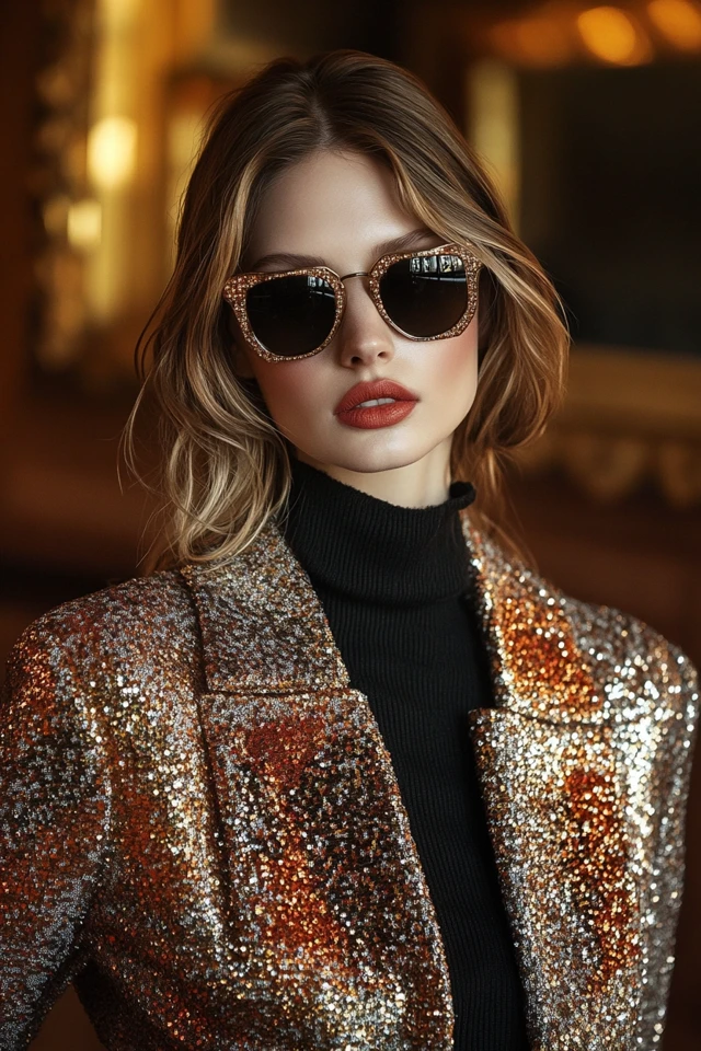 Combining Wool and Sequins for Festive Layers: Cozy Meets Glam - photo 3