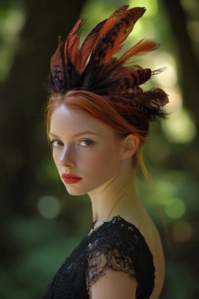 Feather Hair Accessories: How to Make Them Work for You - photo 3