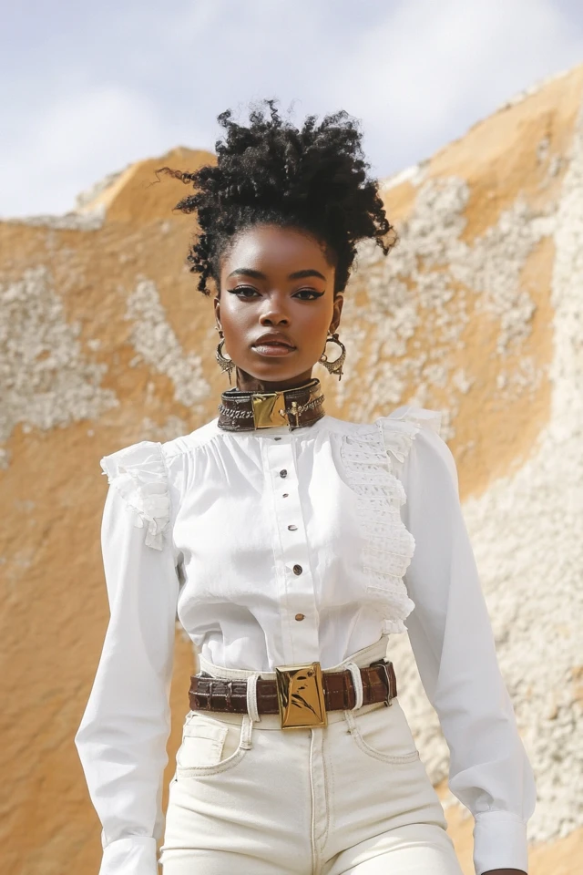 How to Wear Double-Buckle Belts with Different Outfits - photo 3