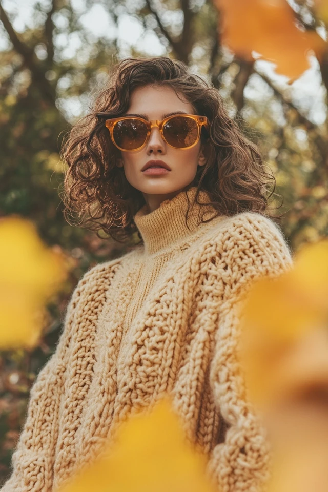 Warm Cream and Mustard Color Combinations for Knitwear - photo 3