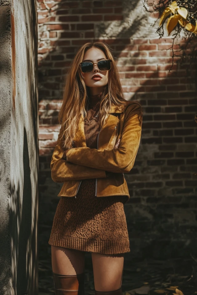 Leather Boots with Mini Skirts for Fall Chic: Bold, Versatile, and Perfectly Seasonal - photo 3