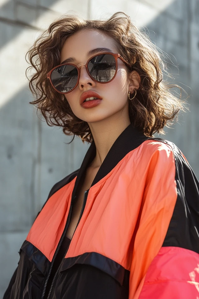 Mixing Black and Coral for Effortless Casual Jackets - photo 3