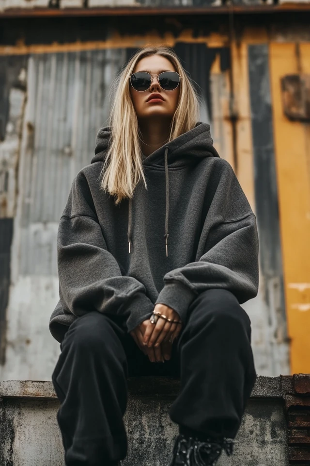 Oversized Hoodies for Casual Street Style: Relaxed, Trendy, and Effortlessly Cool - photo 3