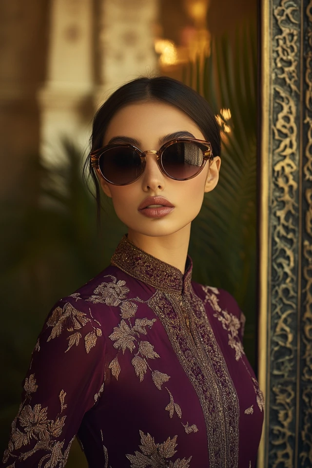 Rich Plum and Soft Ivory in Flattering Formal Looks - photo 3