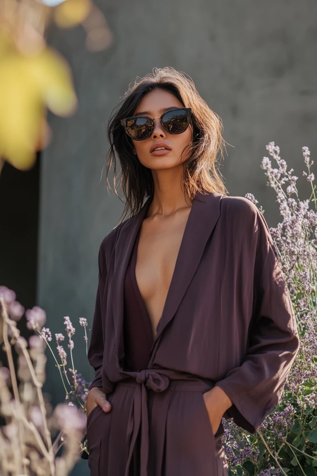 Chocolate and Soft Lilac: Styling Effortless Layering Pieces for a Chic Wardrobe - photo 3