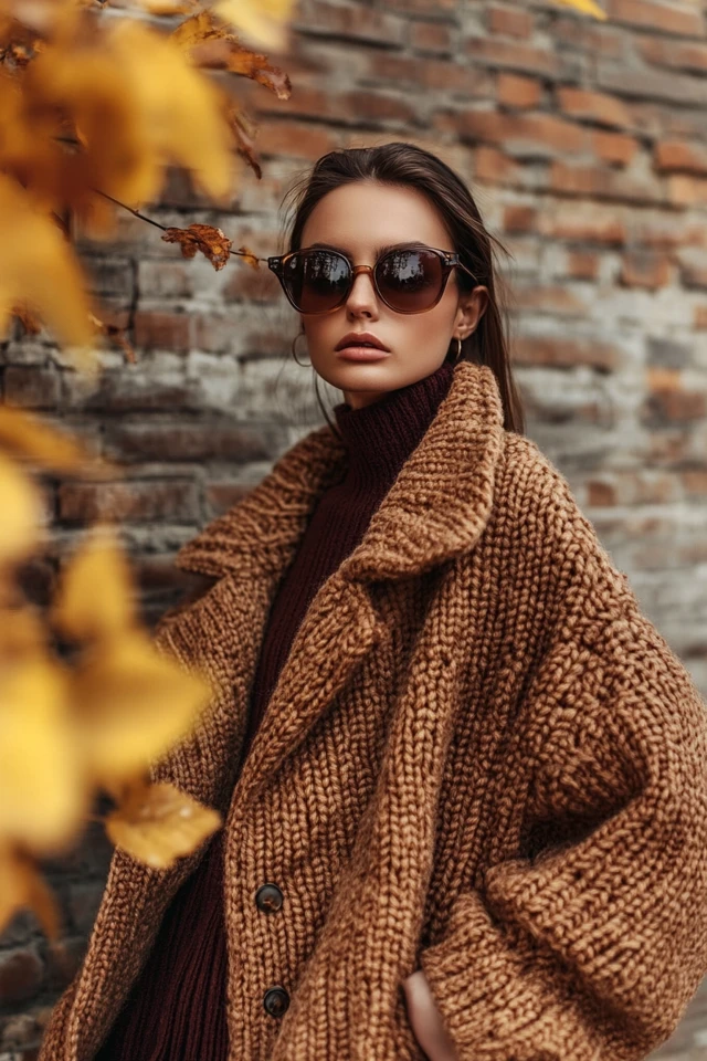 Soft Caramel and Burgundy Combinations for Knit Coats: Cozy and Chic Layering for Cooler Weather - photo 3