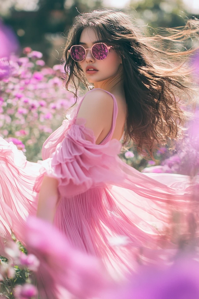 Vibrant Pink and Lilac in Playful Summer Dresses: Embrace the Joyful Palette - photo 3
