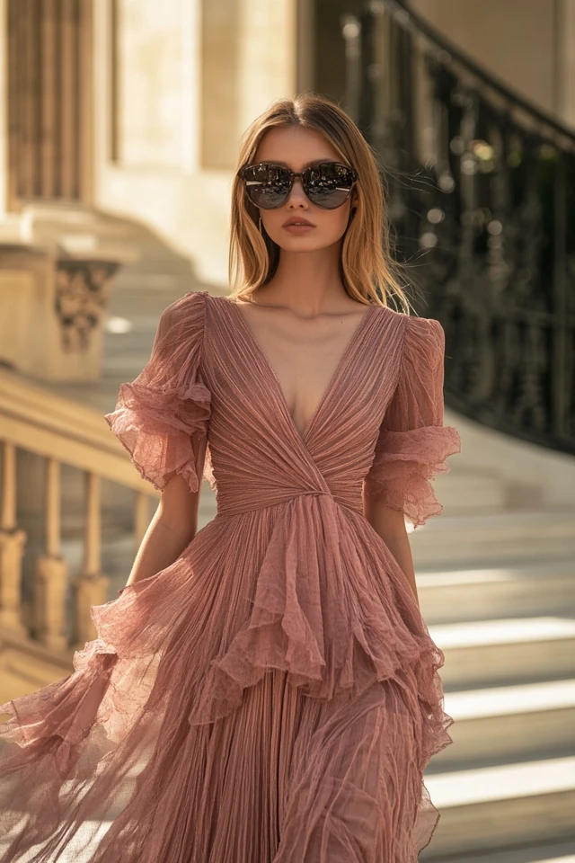 Dusty Rose and Champagne Layers for Formal Dresses: A Timelessly Elegant Duo - photo 3