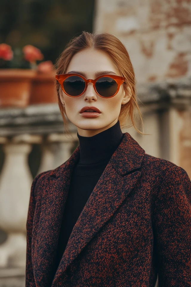 The Best Rust and Navy for Trendy Outerwear: A Striking and Modern Pairing - photo 3