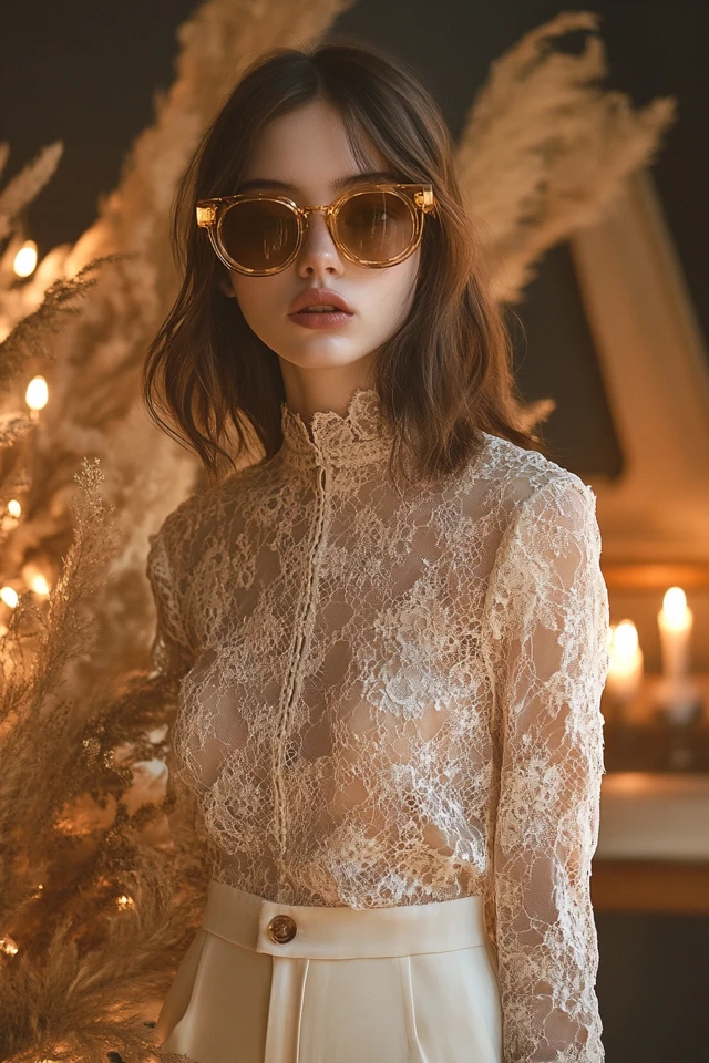 Elegant Lace Tops for Festive Gatherings: Timeless Sophistication for Any Celebration - photo 3