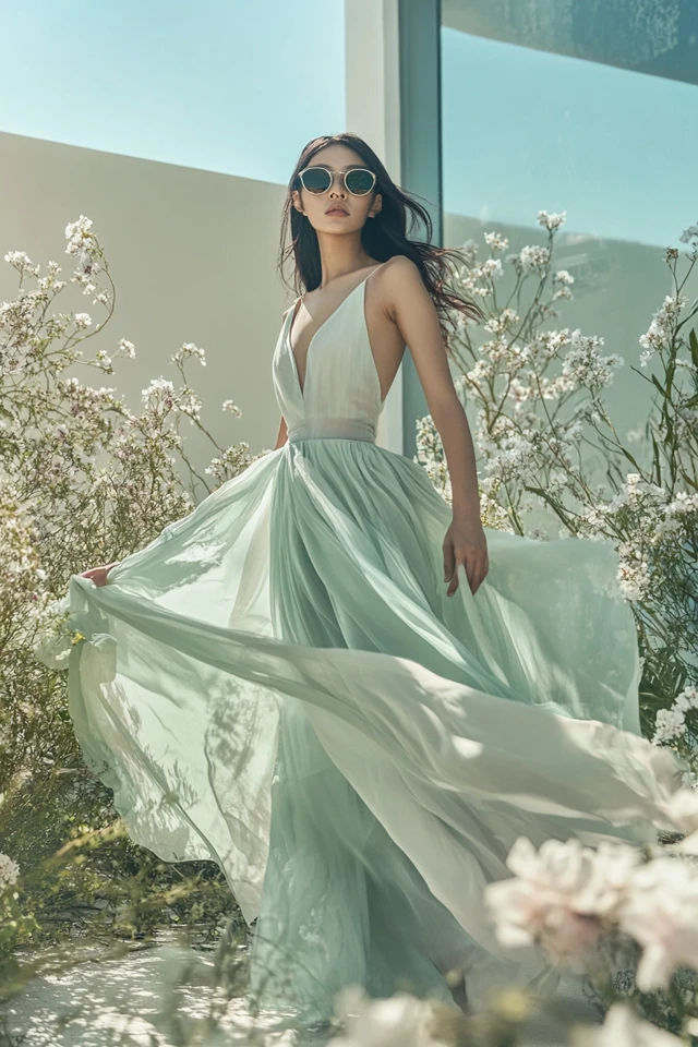 Soft Mint and Blush in Romantic Dresses for Any Season - photo 7