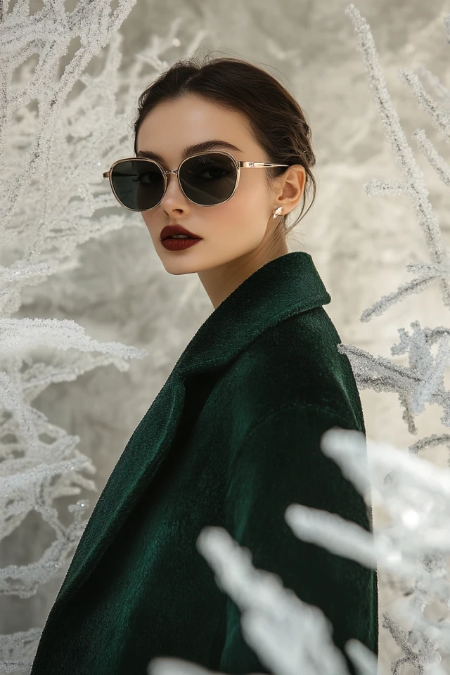 Midnight Green and Champagne: Sophisticated Outerwear Combinations - photo 7