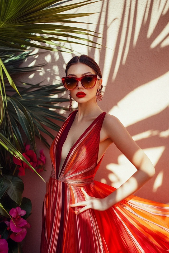 The Best Combinations of Burgundy and Bright Coral for Party Looks - photo 7