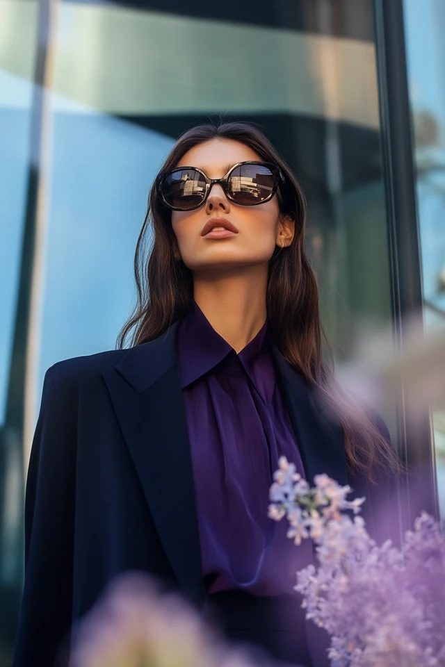 Deep Navy and Lavender for Soft, Sophisticated Layers - photo 7