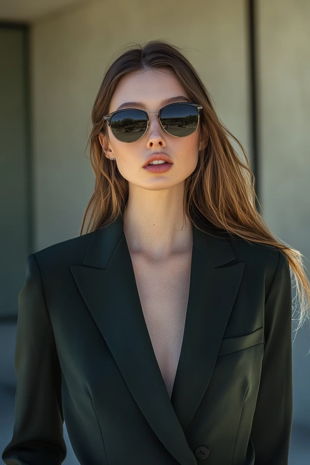 Mixing Sage Green and Deep Navy for Polished Workwear - photo 7