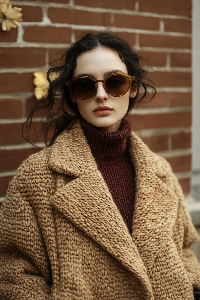 Soft Caramel and Burgundy Combinations for Knit Coats: Cozy and Chic Layering for Cooler Weather - photo 7